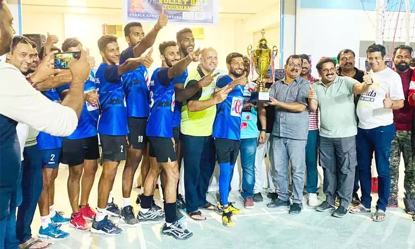 വോ​ളി​ബാ​ള്‍ ടൂ​ര്‍ണ​മെ​ന്‍റ്; ക​ണ്‍സ​പ്റ്റ് ക്രി​യേ​ഷ​ന്‍ ചാ​മ്പ്യ​ന്മാ​ര്‍