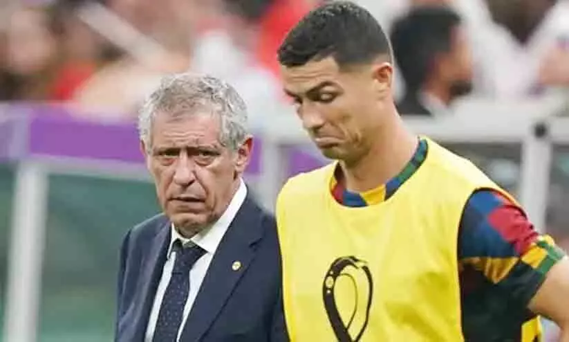 റൊണാൾഡോ കലിപ്പിലായിരുന്നെന്ന് കോച്ച് റൊണാൾഡോ കലിപ്പിലായിരുന്നെന്ന് കോച്ച്