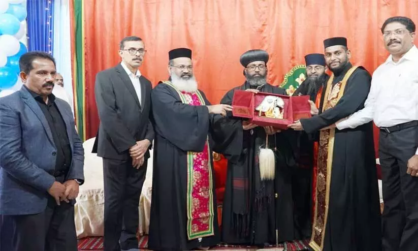 ആർച്ച് ബിഷപ് അബൂന ദിമിത്രോസിനു സ്വീകരണം