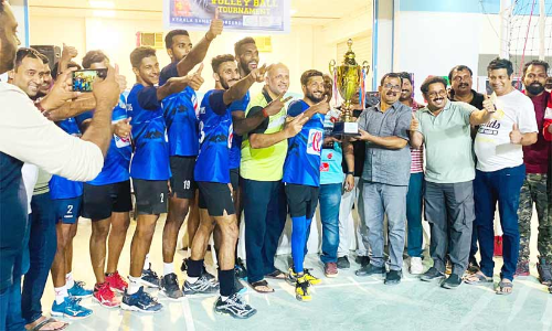 വോ​ളി​ബാ​ള്‍ ടൂ​ര്‍ണ​മെ​ന്‍റ്; ക​ണ്‍സ​പ്റ്റ് ക്രി​യേ​ഷ​ന്‍ ചാ​മ്പ്യ​ന്മാ​ര്‍