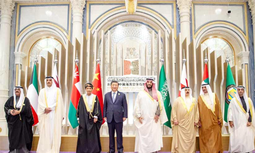 ചൈ​ന-​ജി.​സി.​സി ഉ​ച്ച​കോ​ടി യു.​എ.​ഇ സം​ഘ​ത്തെ ന​യി​ച്ച്​  ഫു​ജൈ​റ ഭ​ര​ണാ​ധി​കാ​രി