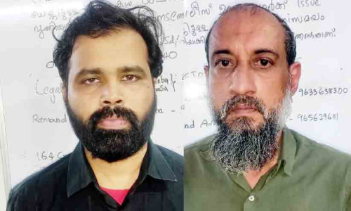 ആക്രമിച്ച് ചെക്ക് ബുക്കും പണവും കവർന്ന രണ്ടുപേർ അറസ്റ്റിൽ