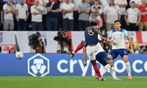 ആദ്യ പകുതിയിൽ ഫ്രാൻസ് ഒരു ഗോളിന് മുന്നിൽ ആദ്യ പകുതിയിൽ ഫ്രാൻസ് ഒരു ഗോളിന് മുന്നിൽ