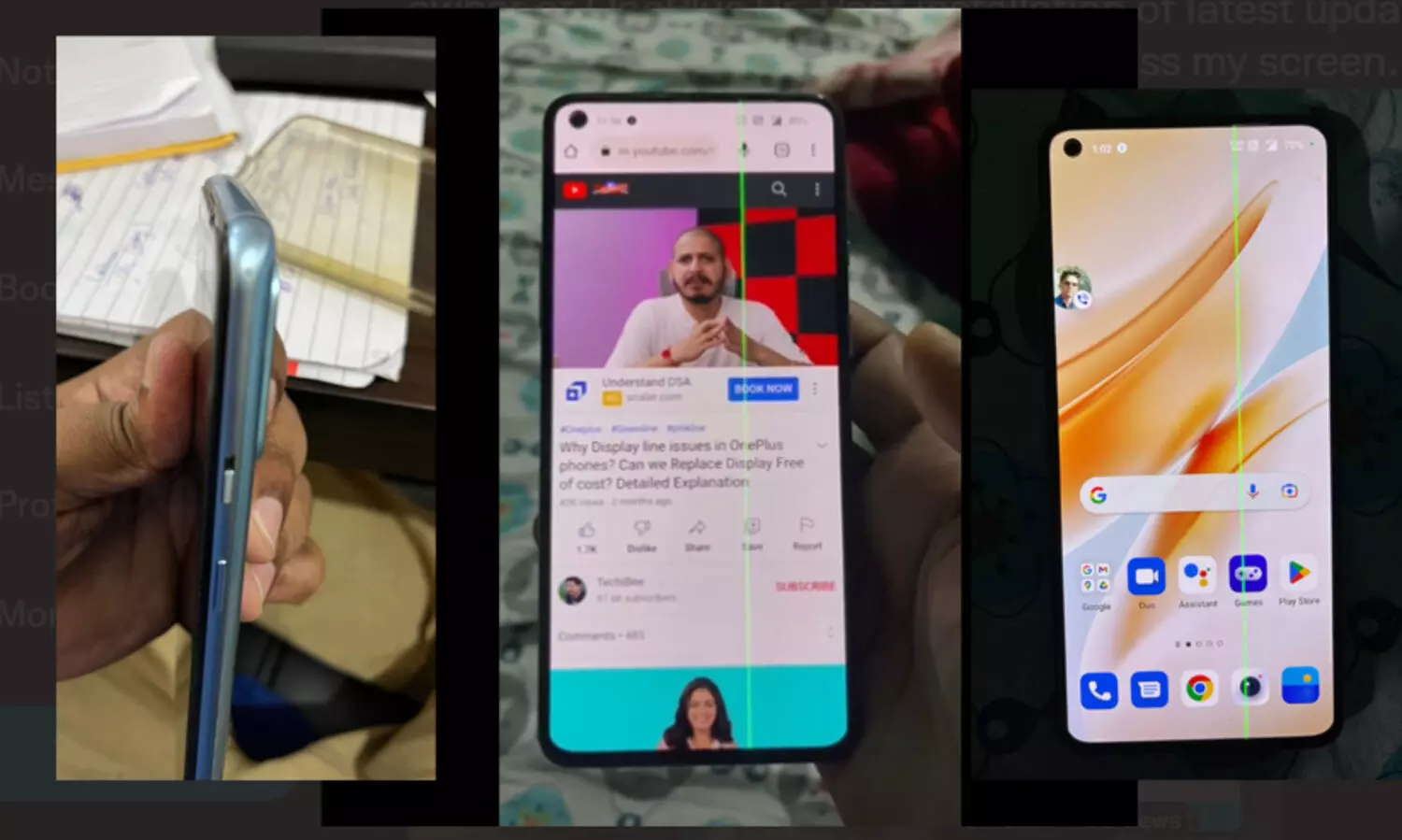 അപ്ഡേറ്റ് ചെയ്തതിന് പിന്നാലെ ഫോൺ ഡിസ്‍പ്ലേയിൽ പച്ച വരകൾ; പരാതിയുമായി വൺപ്ലസ് യൂസർമാർ