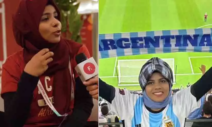 കേരളത്തിലെ മെസ്സി ഭ്രമം സ്പാനിഷ് ഭാഷയിൽ വിവരിക്കുന്ന മലയാളി വിദ്യാർഥിനിയുടെ വിഡിയോ ഏറ്റെടുത്ത് സമൂഹ മാധ്യമങ്ങൾ