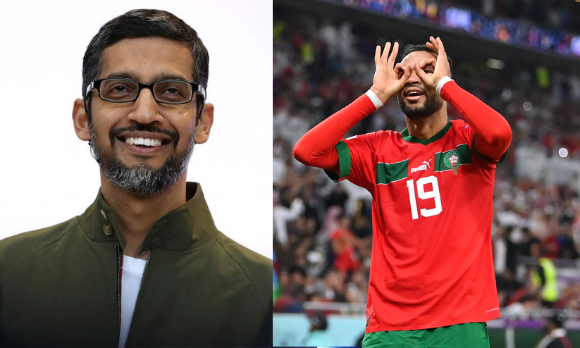 ചരിത്ര നിമിഷം; മൊറോക്കോയുടെ വിജയത്തിലെ ആവേശം പങ്കുവെച്ച് ഗൂഗിൾ സി.ഇ.ഒ സുന്ദർ പിച്ചൈ ചരിത്ര നിമിഷം; മൊറോക്കോയുടെ വിജയത്തിലെ ആവേശം പങ്കുവെച്ച് ഗൂഗിൾ സി.ഇ.ഒ സുന്ദർ പിച്ചൈ