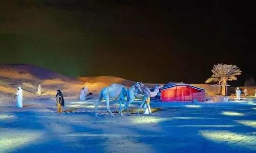 മ​രു​ഭൂ​മി​യി​ൽ നാ​ട​ക അ​ര​ങ്ങ്​; ഷാ​ർ​ജ ഡെ​സേ​ർ​ട്ട് തി​യ​റ്റ​ർ ഫെ​സ്റ്റി​വ​ലി​ന്​ തു​ട​ക്കം