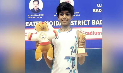 ബാ​ഡ്മി​ന്‍റ​ൺ ചാ​മ്പ്യ​ൻ​ഷി​പ്പി​ൽ മ​ല​യാ​ളി വി​ദ്യാ​ർ​ഥി​നി​ക്ക്​ നേ​ട്ടം