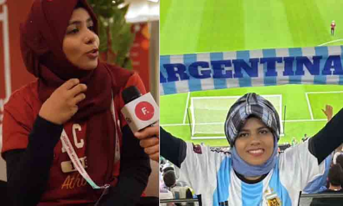 കേരളത്തിലെ മെസ്സി ഭ്രമം സ്പാനിഷ് ഭാഷയിൽ വിവരിക്കുന്ന മലയാളി വിദ്യാർഥിനിയുടെ വിഡിയോ ഏറ്റെടുത്ത് സമൂഹ മാധ്യമങ്ങൾ