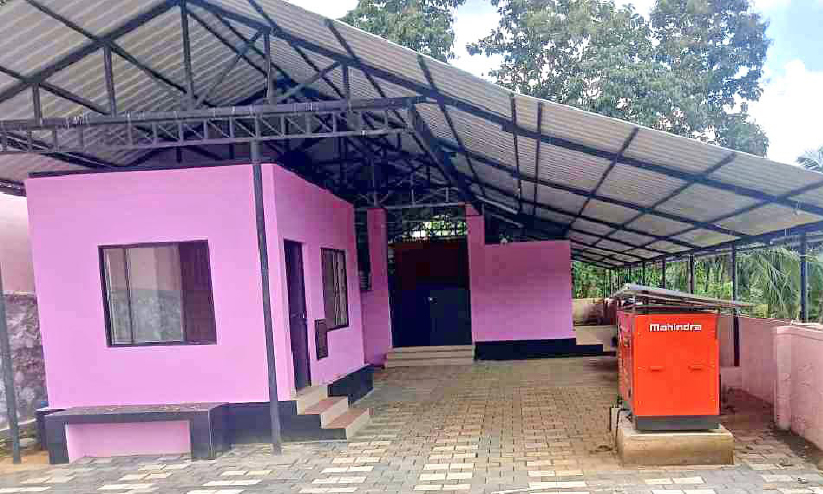 പ്രവർത്തനംനിലച്ച് തിരുവമ്പാടി വാതകശ്മശാനം