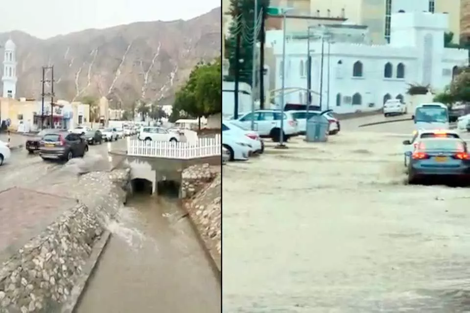 ഒ​മാ​നി​ൽ പ​ര​ക്കെ മ​ഴ; ജ​ന​ജീ​വി​ത​ത്തെ ബാ​ധി​ച്ചു