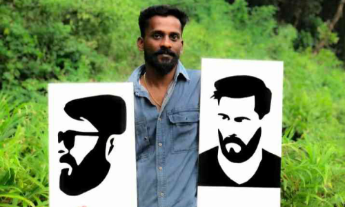 മമ്മൂട്ടിയുടെയും മെസ്സിയുടെയും ചിത്രങ്ങൾ ഗ്രാനൈറ്റിൽ തീർത്ത് രാഹുൽ മമ്മൂട്ടിയുടെയും മെസ്സിയുടെയും ചിത്രങ്ങൾ ഗ്രാനൈറ്റിൽ തീർത്ത് രാഹുൽ