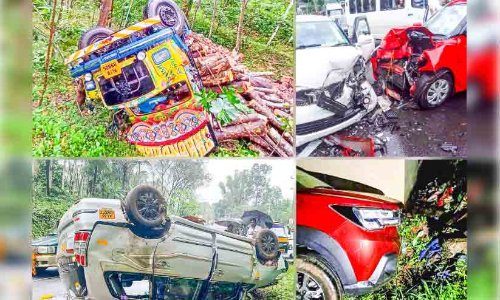 കോട്ടയത്ത് വിവിധ ഭാഗങ്ങളിൽ അപകടം;   ഒരു മരണം, നിരവധി പേർക്ക് പരിക്ക്