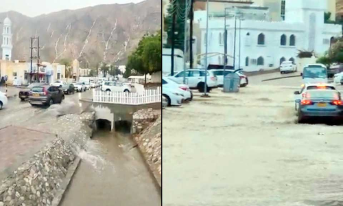 ഒ​മാ​നി​ൽ പ​ര​ക്കെ മ​ഴ; ജ​ന​ജീ​വി​ത​ത്തെ ബാ​ധി​ച്ചു