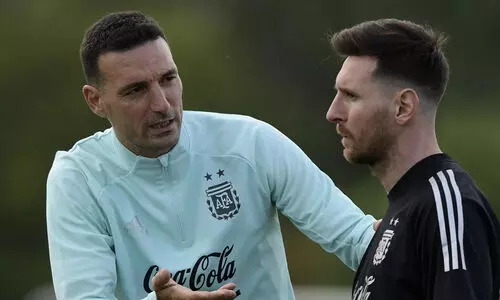 scaloni and messi