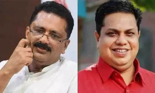 KT Jaleel with AN Shamseer