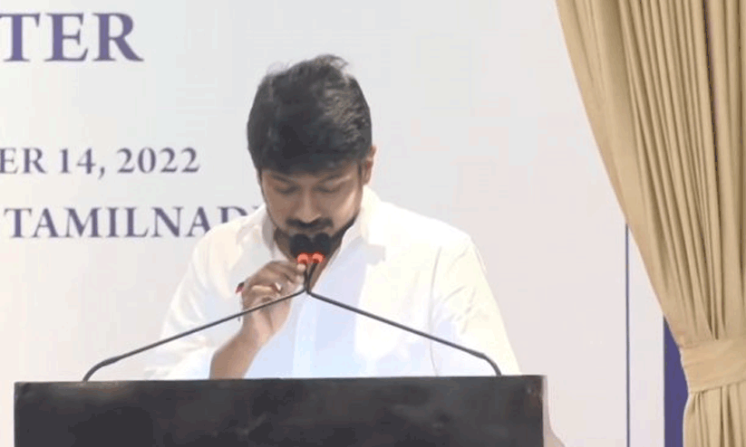 Udayanidhi is now in Stalin’s cabinet;  Departments of Youth Welfare and Sports Development  Udhayanidhi sworn in as minister, joins father Stalin’s cabinet