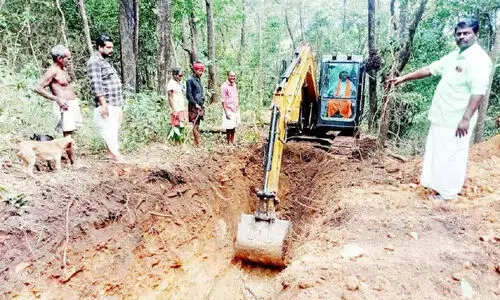 ആനക്കിടങ്ങുകളുടെ നിർമാണം അന്തിമഘട്ടത്തിലേക്ക്