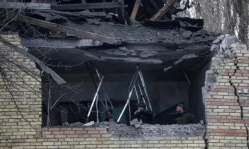 റഷ്യൻ ഡ്രോൺ ആക്രമണം: കിയവിൽ അഞ്ചു കെട്ടിടങ്ങൾക്ക് നാശം