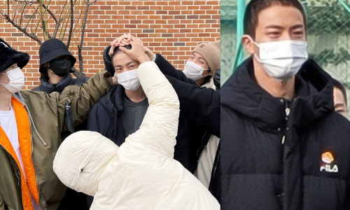 ജിൻ സൈനികസേവനം തുടങ്ങി; ചിത്രങ്ങൾ ​വൈറൽ