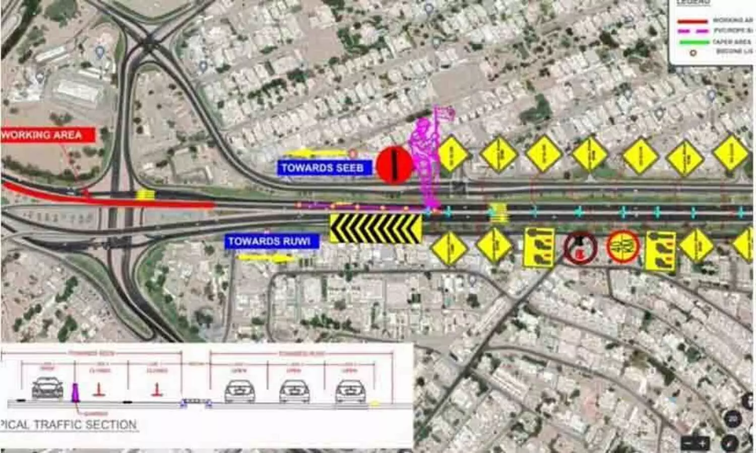 മസ്കത്തിലെ അൽ ഖുവൈർ പാലം ഡിസം. 31വരെ രാത്രി അടച്ചിടും