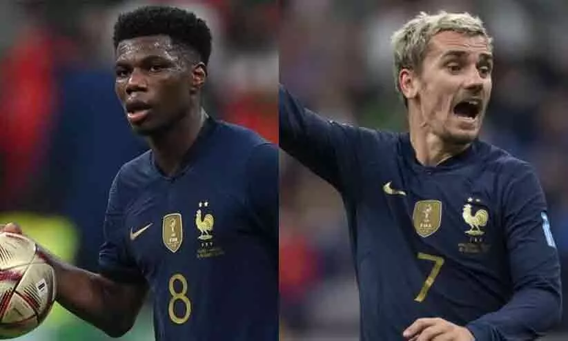 എംബാപ്പെ മെസ്സിയേക്കാൾ കേമനെന്ന് ഷൗമെനി; അല്ലെന്ന് ഗ്രീസ്മാൻ എംബാപ്പെ മെസ്സിയേക്കാൾ കേമനെന്ന് ഷൗമെനി; അല്ലെന്ന് ഗ്രീസ്മാൻ