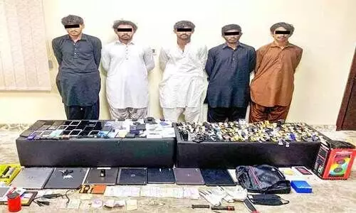 ക​ട​ക​ൾ കു​ത്തി​ത്തു​റ​ന്ന്​ മോ​ഷ​ണം; അ​ഞ്ചു​ പേ​ർ അ​റ​സ്റ്റി​ൽ