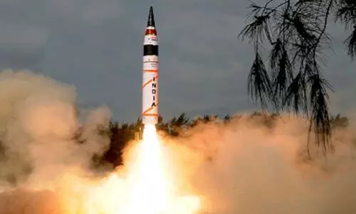 ചൈനയുടെ മുഴുവൻ ഭൂപരിധിയും ലക്ഷ്യമിടാൻ സാധിക്കുന്ന അഗ്നി -5 പരീക്ഷണം വിജയം