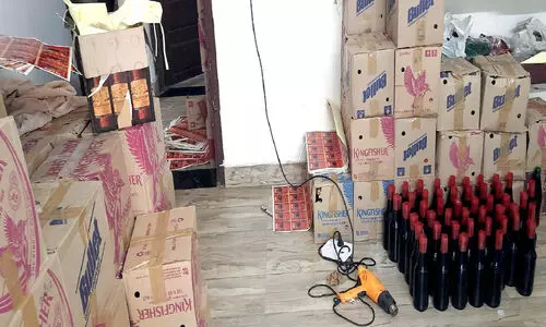 illegal wine manufacturing facility