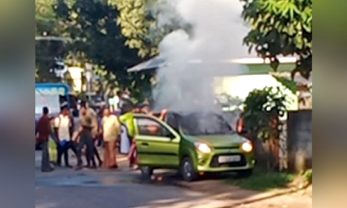 Death in car fire Death in car fire