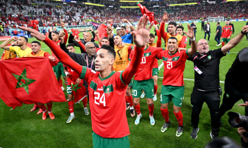 world cup 2022; kuwait congratulates team morocco
