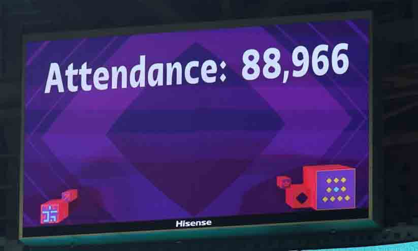 അർജന്റീന-മെക്സികോ കളി കാണാനെത്തിയത് 88,966 പേർ അർജന്റീന-മെക്സികോ കളി കാണാനെത്തിയത് 88,966 പേർ