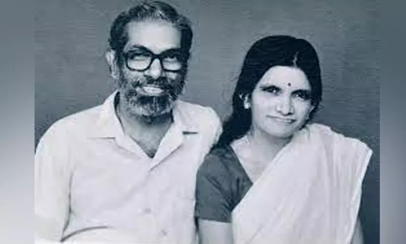 Poet Ayyappa Panickers wife passed away Poet Ayyappa Panickers wife passed away