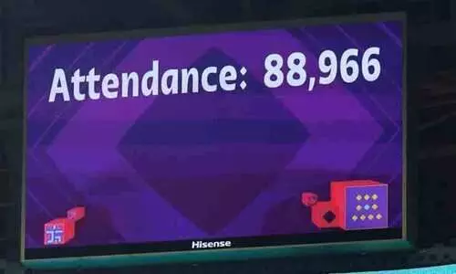 അ​ർ​ജ​ന്റീ​ന-​മെ​ക്സി​കോ ക​ളി കാ​ണാ​നെ​ത്തി​യ​ത് 88,966 പേ​ർ