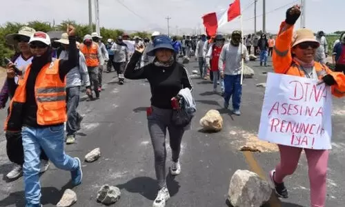 പ്രക്ഷോഭം; പെറുവിൽ കുടുങ്ങി ആയിരങ്ങൾ