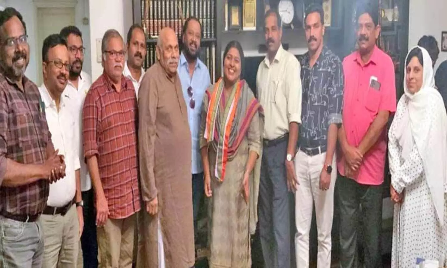വി​ദ്യ ബാ​ല​കൃ​ഷ്ണ​ന് ദ​മ്മാ​മി​ൽ സ്വീ​ക​ര​ണം ന​ൽ​കി