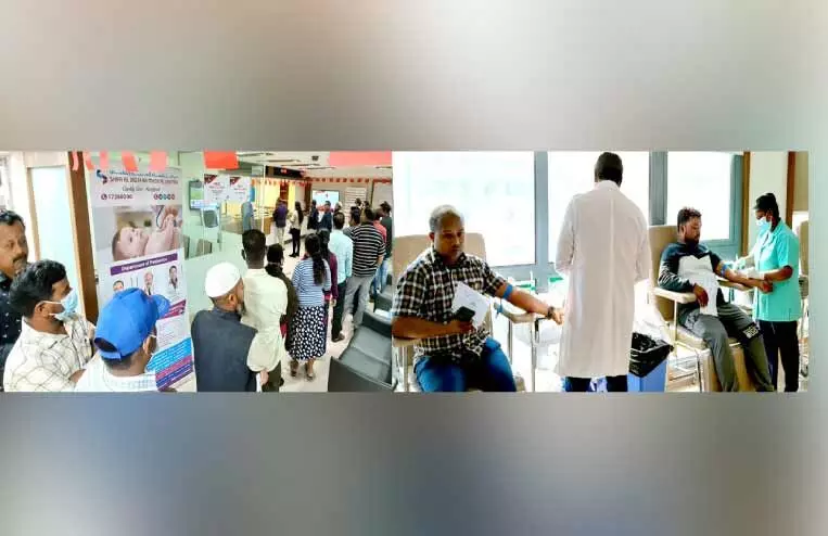 ദേ​ശീ​യ ദി​നം: സൗ​ജ​ന്യ ര​ക്ത​പ​രി​ശോ​ധ​ന ഒ​രു​ക്കി ഷി​ഫ അ​ല്‍ ജ​സീ​റ​