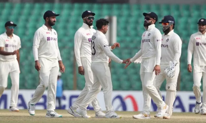 ബംഗ്ലാദേശിനെതിരെ ഒന്നാം ടെസ്റ്റിൽ ഇന്ത്യക്ക് 188 റൺസ് ജയം; പരമ്പരയിൽ മുന്നിൽ