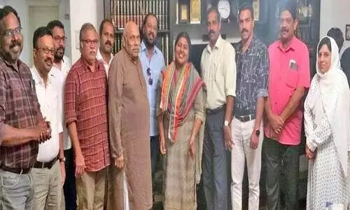 വി​ദ്യ ബാ​ല​കൃ​ഷ്ണ​ന് ദ​മ്മാ​മി​ൽ സ്വീ​ക​ര​ണം ന​ൽ​കി