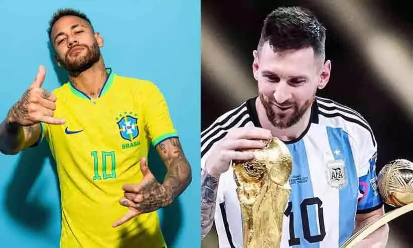 അഭിനന്ദനങ്ങൾ സഹോദരാ; മെസ്സിക്ക് പ്രശംസയുമായി നെയ്മർ