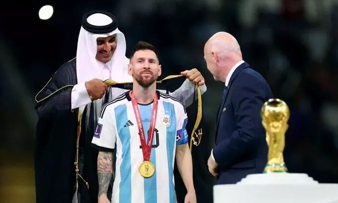 Shaikh Tamim, Messi