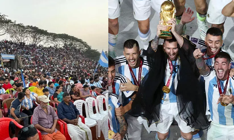 താങ്ക് യു കേരള; ഫുട്ബാൾ ആവേശത്തിന് നന്ദിയറിയിച്ച് അർജന്റീന ടീം താങ്ക് യു കേരള; ഫുട്ബാൾ ആവേശത്തിന് നന്ദിയറിയിച്ച് അർജന്റീന ടീം