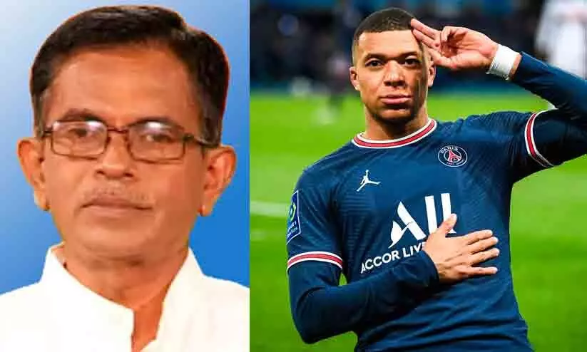 ​ഫ്രഞ്ചുകാർ കറുത്ത പ്രേതങ്ങൾ, എംബാപ്പയെ രാത്രി കണ്ടാൽ പേടിച്ചു പനിപിടിക്കും; വർണവെറിയുമായി ടി.ജി മോഹൻദാസ്