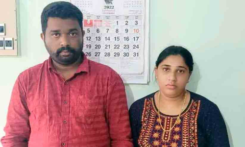 ജോലി വാഗ്ദാനം ചെയ്തു  പണം തട്ടുന്ന ദമ്പതികൾ പൊലീസ് പിടിയിൽ