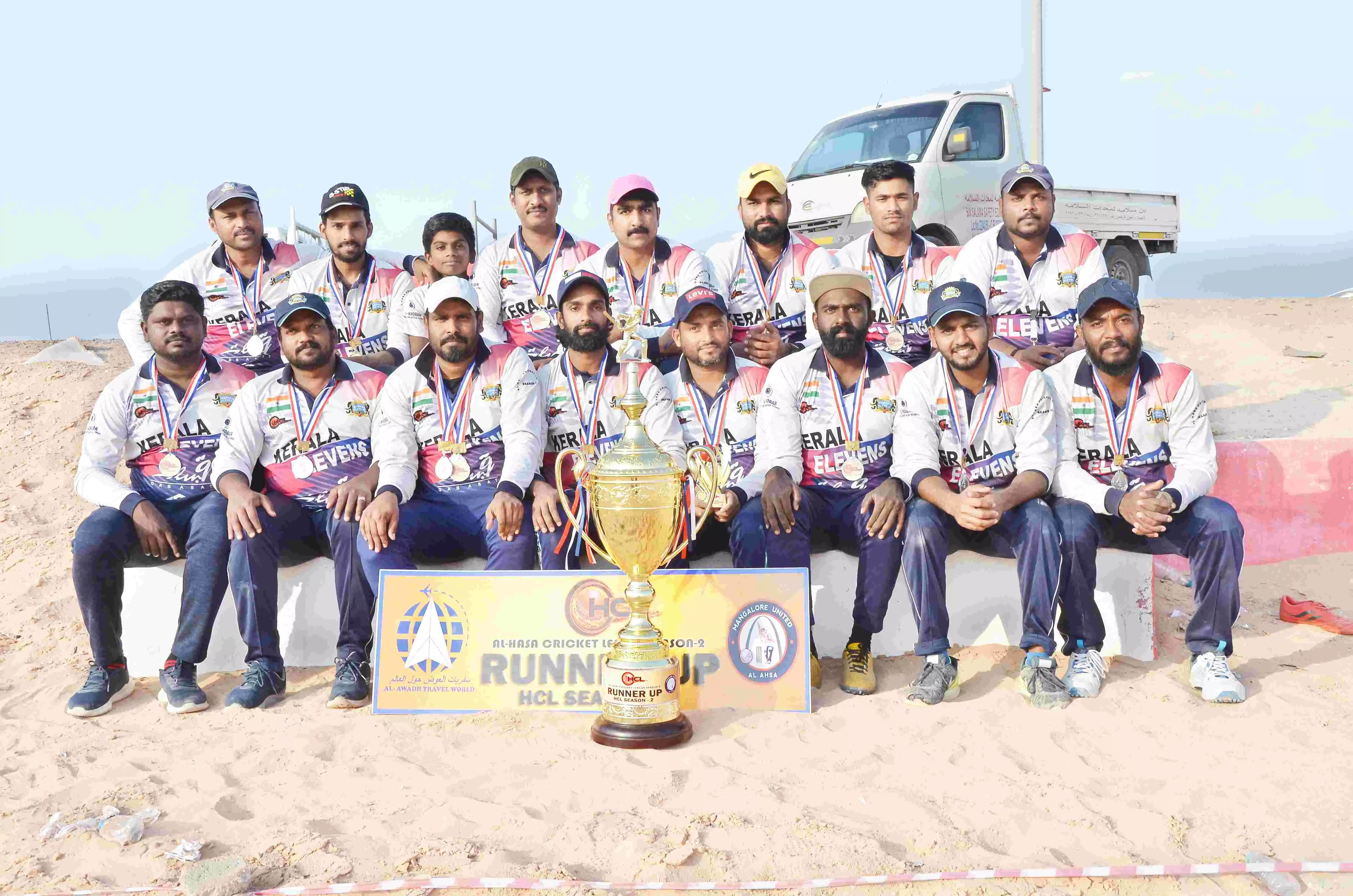 റണ്ണറപ്പായ കേരള എലവൻസ്  ടീം