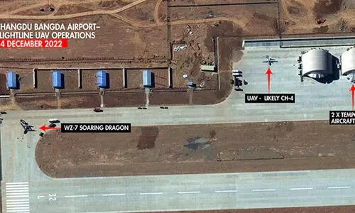 അരുണാചൽ അതിർത്തിയിൽ ഡ്രോണുകളും ജെറ്റുകളും നിരത്തി യുദ്ധക്കളമൊരുക്കി ചൈന