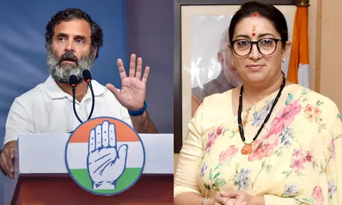 അമേത്തിയിൽ ഇനിയും മത്സരിക്കുമോ, അതോ പേടിച്ചോടുമോ; രാഹുലിനെ പരിഹസിച്ച് സ്മൃതി ഇറാനി