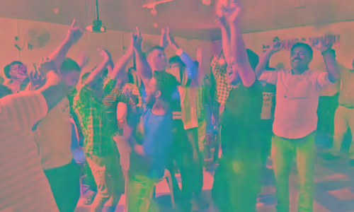 Argentina fans in Saudi