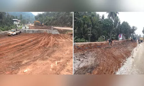 കരാർ കാലാവധി അവസാനിച്ചു; പുനലൂർ- പൊൻകുന്നം ഹൈവേ നവീകരണം നീളുന്നു കരാർ കാലാവധി അവസാനിച്ചു; പുനലൂർ- പൊൻകുന്നം ഹൈവേ നവീകരണം നീളുന്നു