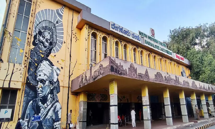 ക​ന്‍റോ​ണ്‍മെ​ന്‍റ്​ സ്‌​റ്റേ​ഷ​ന്‍ ന​വീ​ക​ര​ണം തു​ട​ങ്ങി